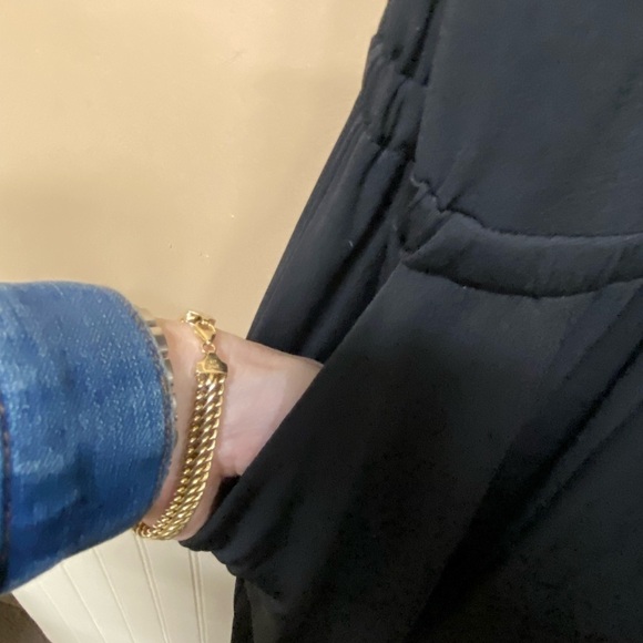 New 41Hawthorn Lowrey Knit Sleeveless Jumpsuit W/Pockets Black Size Small Petite - Picture 2 of 6